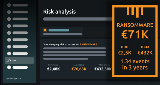 Risk Badge in dashboard